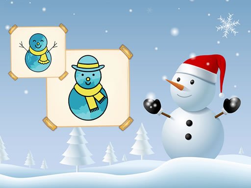 Game Tô màu người tuyết – Snowman Coloring Book