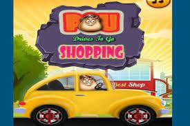 Game Pou đi mua sắm – Pou Drives To Go Shopping