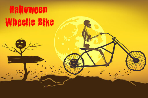 Game Halloween Wheelie Bike