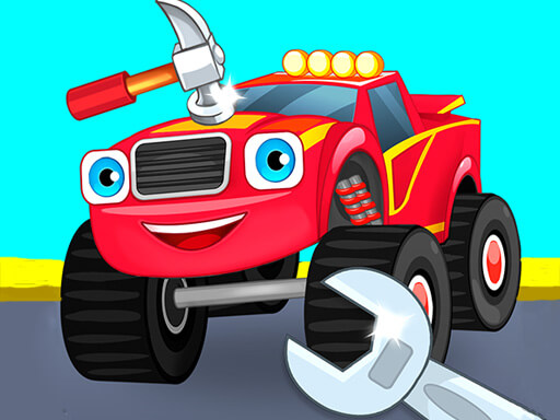 Game Monster Truck Repairing